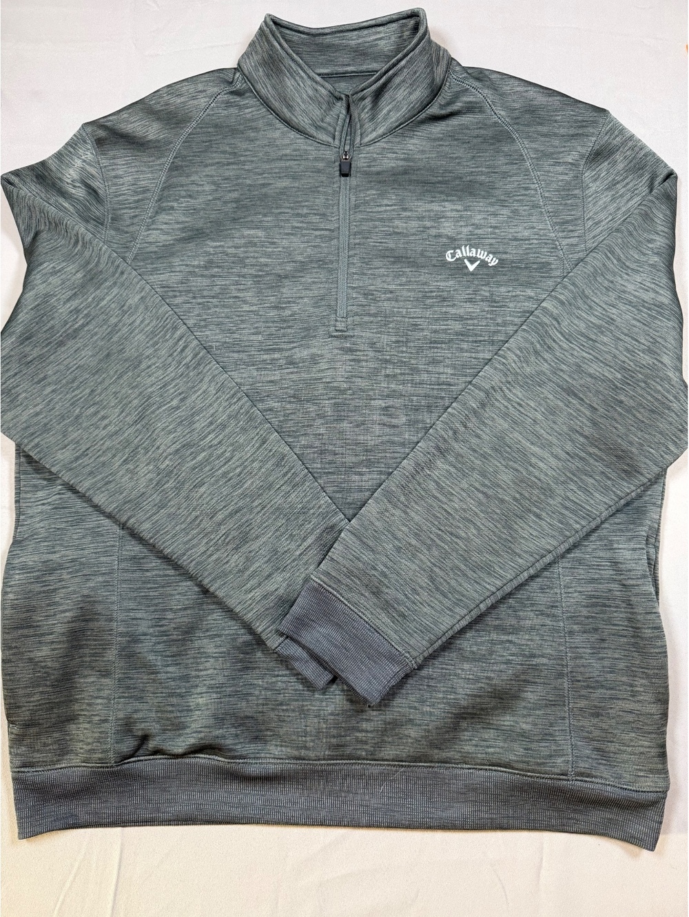 Callaway Gray Quarter Zip Pullover